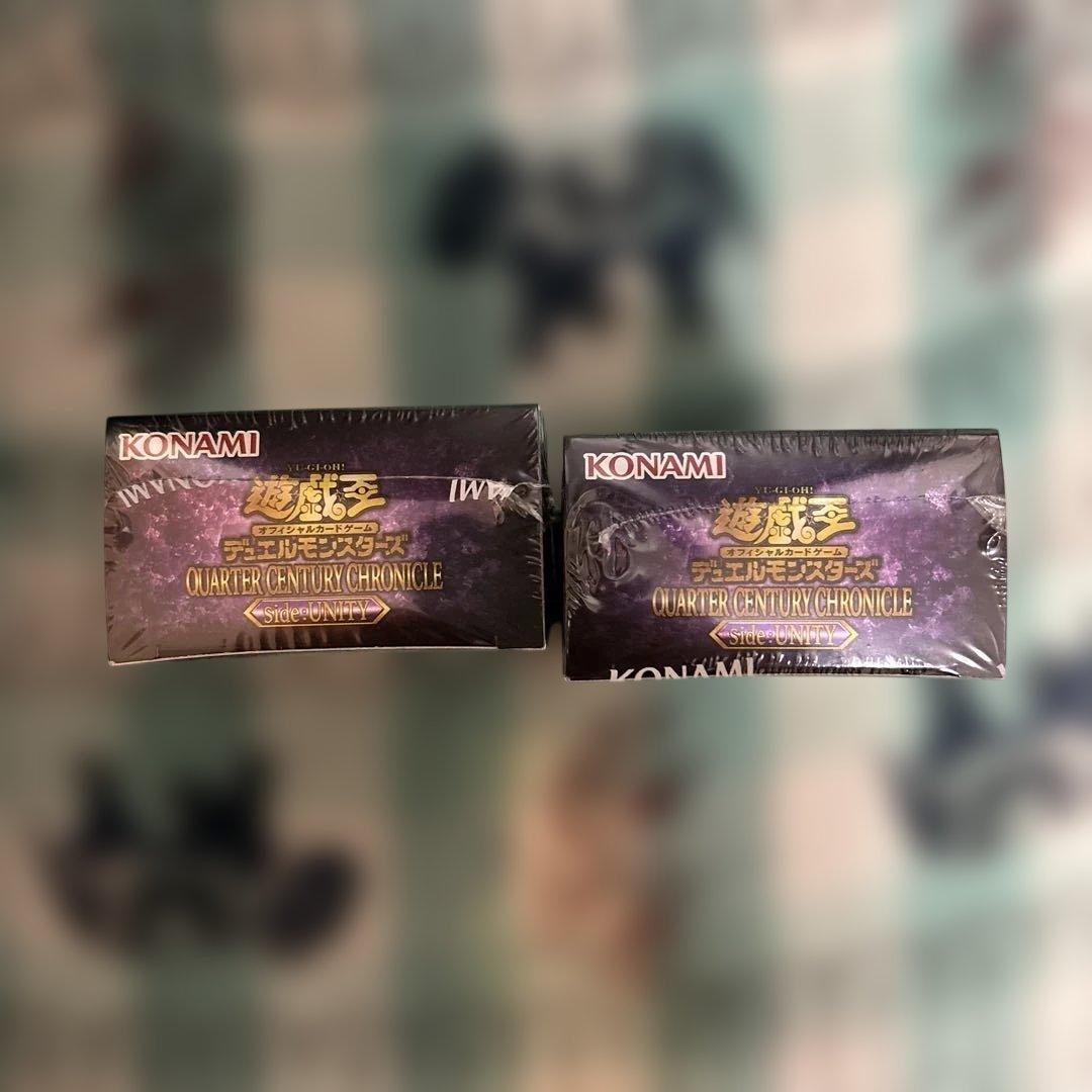 【新品未開封】遊戯王 25th サイドユニティ シュリンク付2BOX