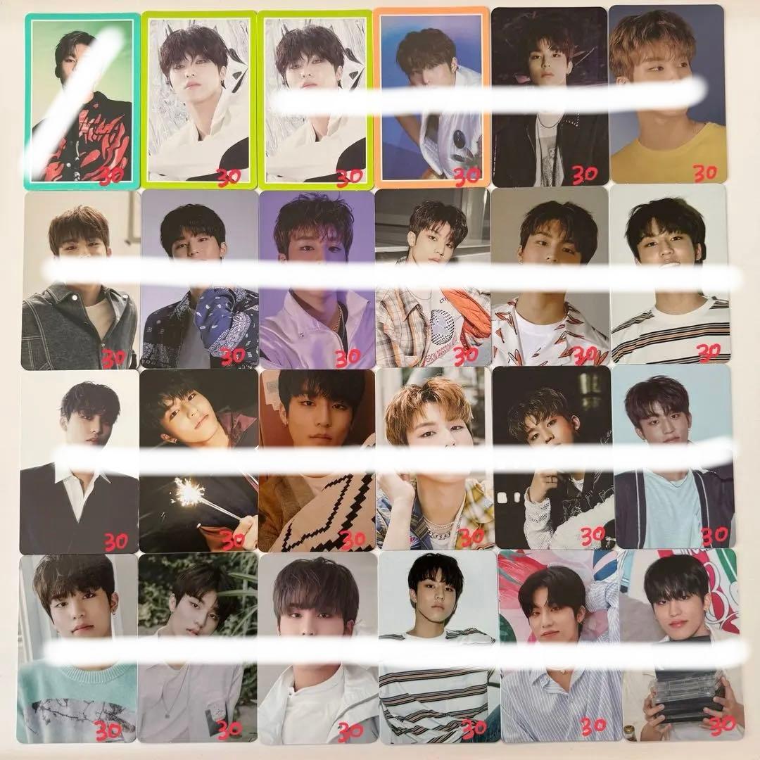 treasure ジョンウ　トレカ　ポラロイド　缶バッチ　ステッカー　特典