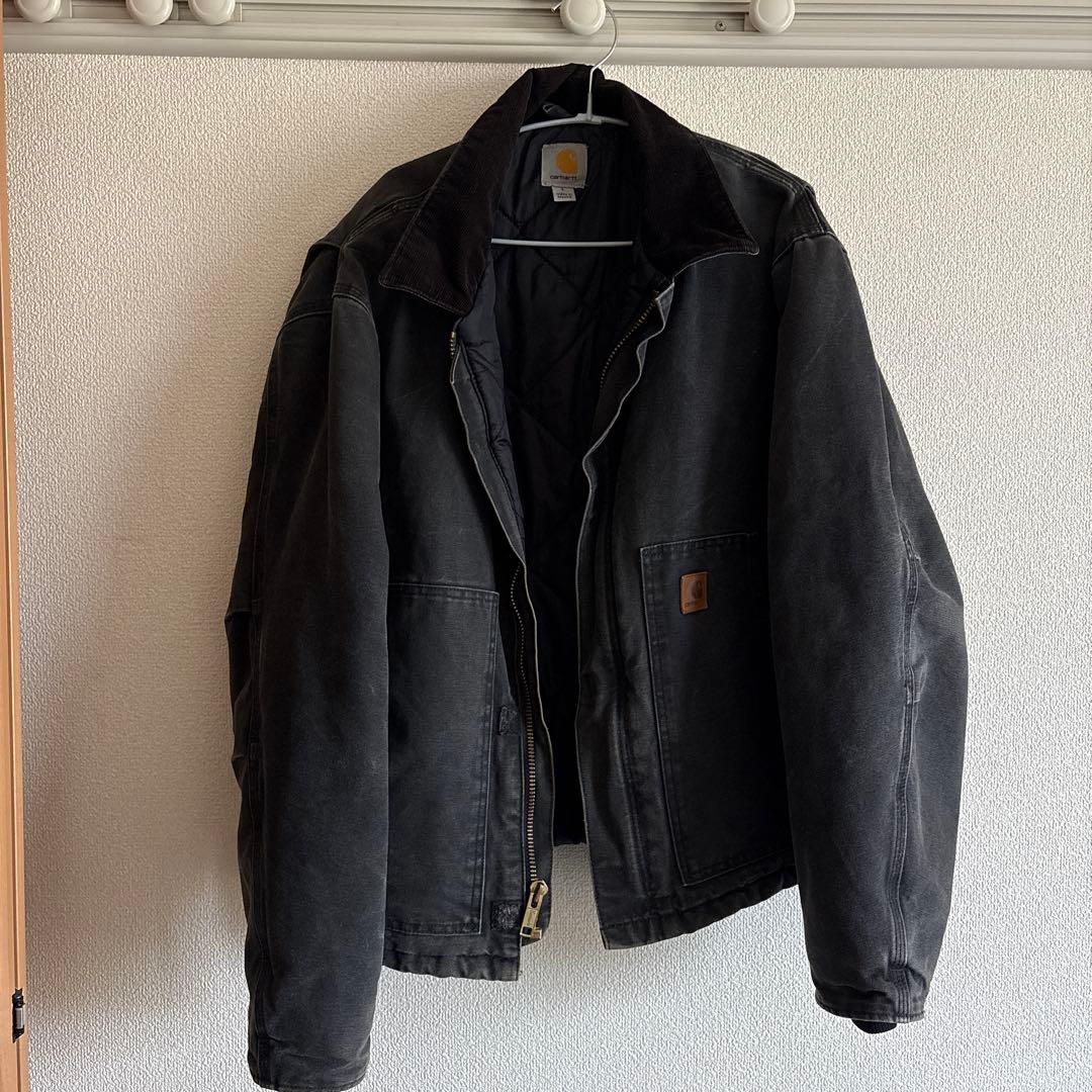 Carhartt ブラック ジップアップジャケット L