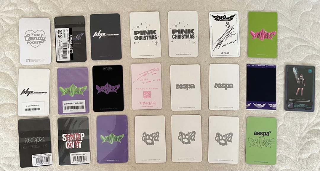 aespa ウィンター　トレカ　 まとめ売り　公式品　22枚　セット