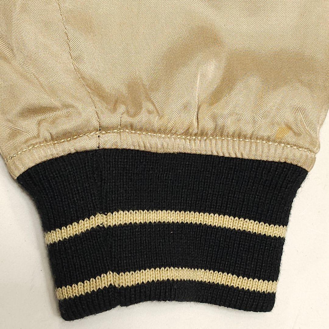 ヒューストン スカジャン 和柄 龍 虎 鷹 富士山 スーベニアジャケット サテン