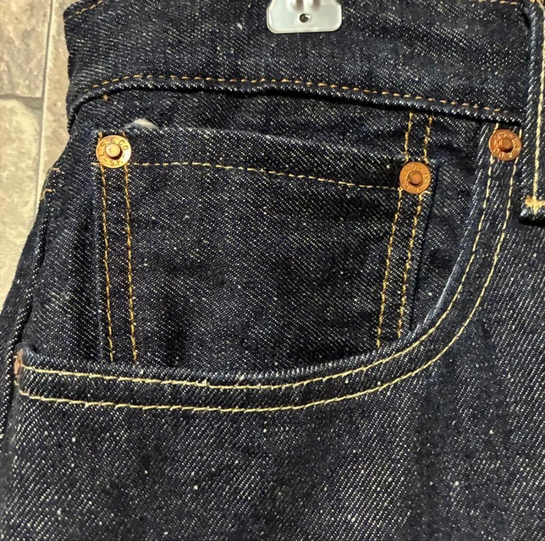 極美品✨LEVI’S 501赤耳 濃紺 bigE W32 革パッチ