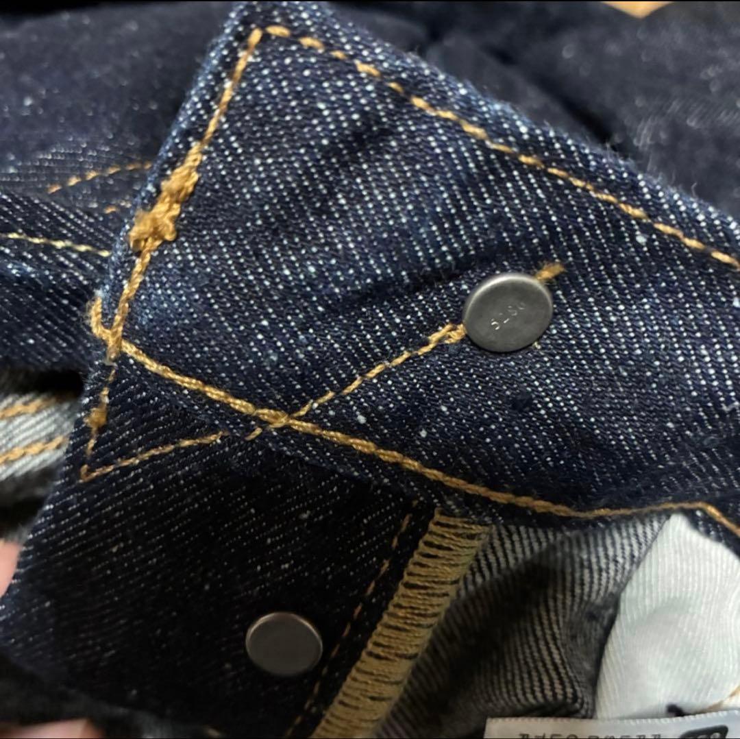 極美品✨LEVI’S 501赤耳 濃紺 bigE W32 革パッチ