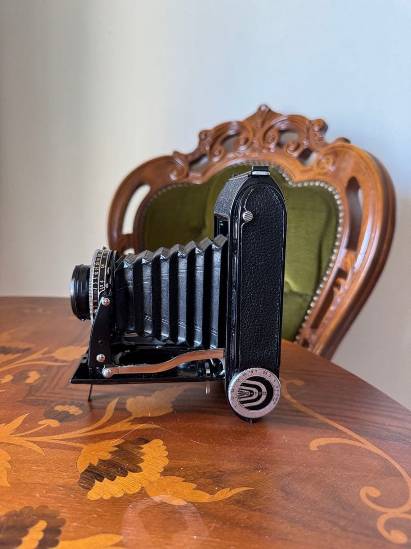 【希少・完動】Voigtländer Bessa 距離計付 蛇腹カメラ　マスク付