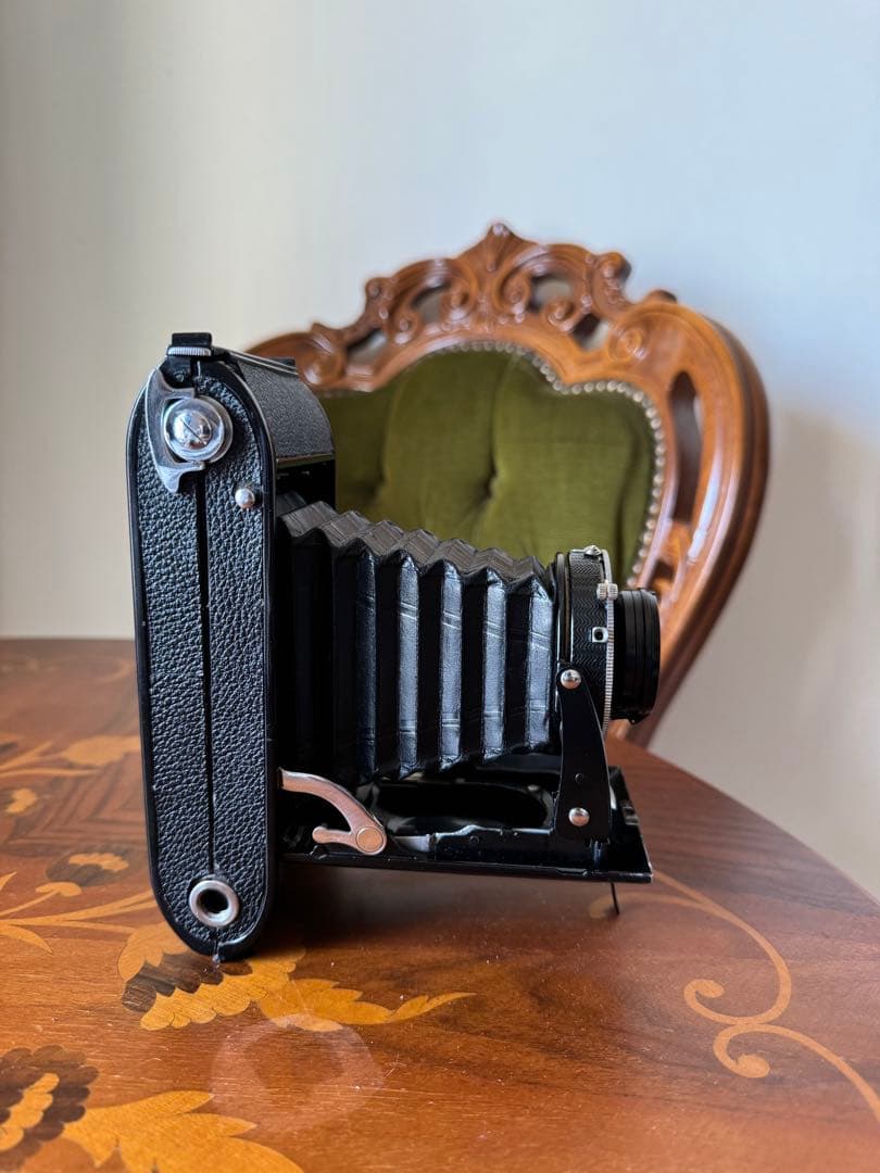 【希少・完動】Voigtländer Bessa 距離計付 蛇腹カメラ　マスク付