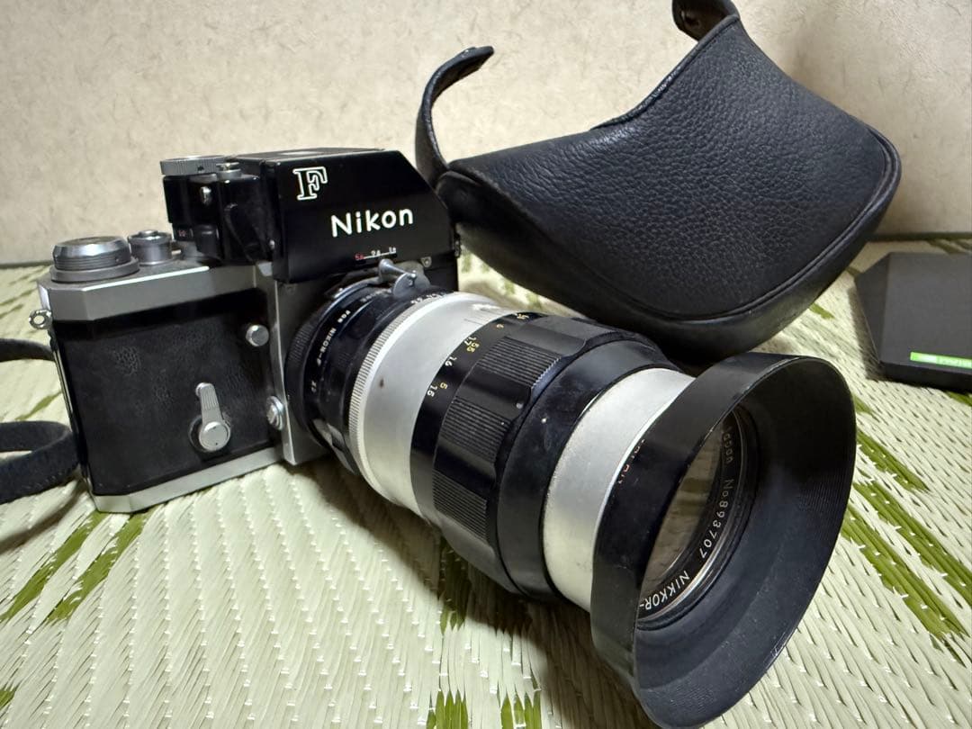 Nikon F 一眼レフカメラ Mikron 135mmレンズ
