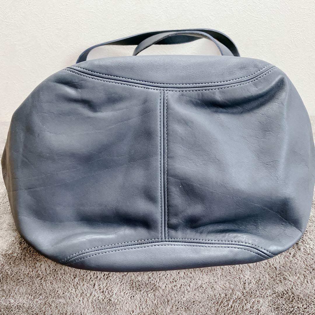 オールドコーチ　コーチ　coach ショルダー　バッグ　レザー　濃紺　ネイビー