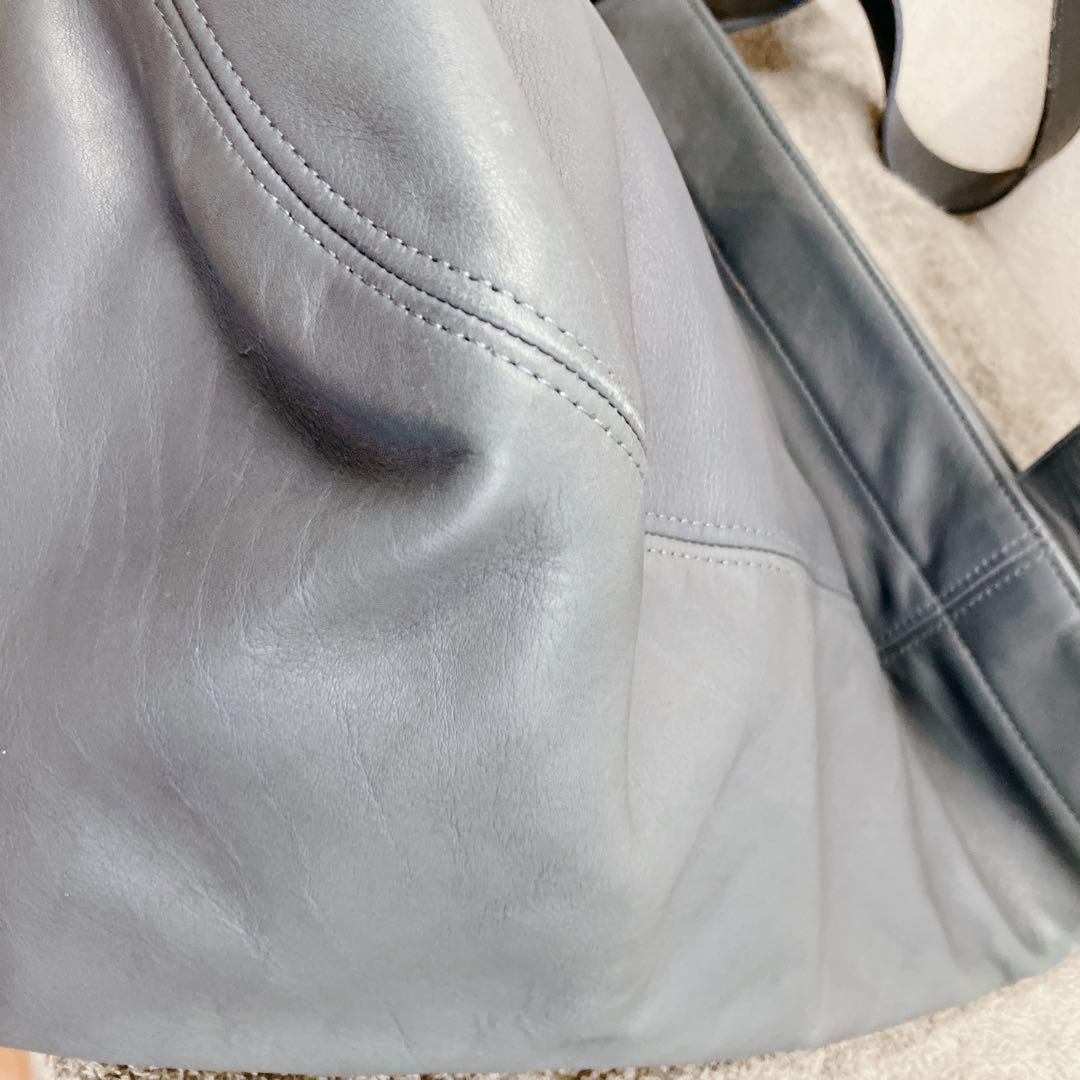 オールドコーチ　コーチ　coach ショルダー　バッグ　レザー　濃紺　ネイビー