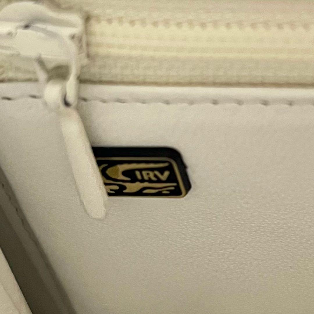 Konigin クーニギン IRV ドイツ クロコダイル ハンドバッグ ホワイト