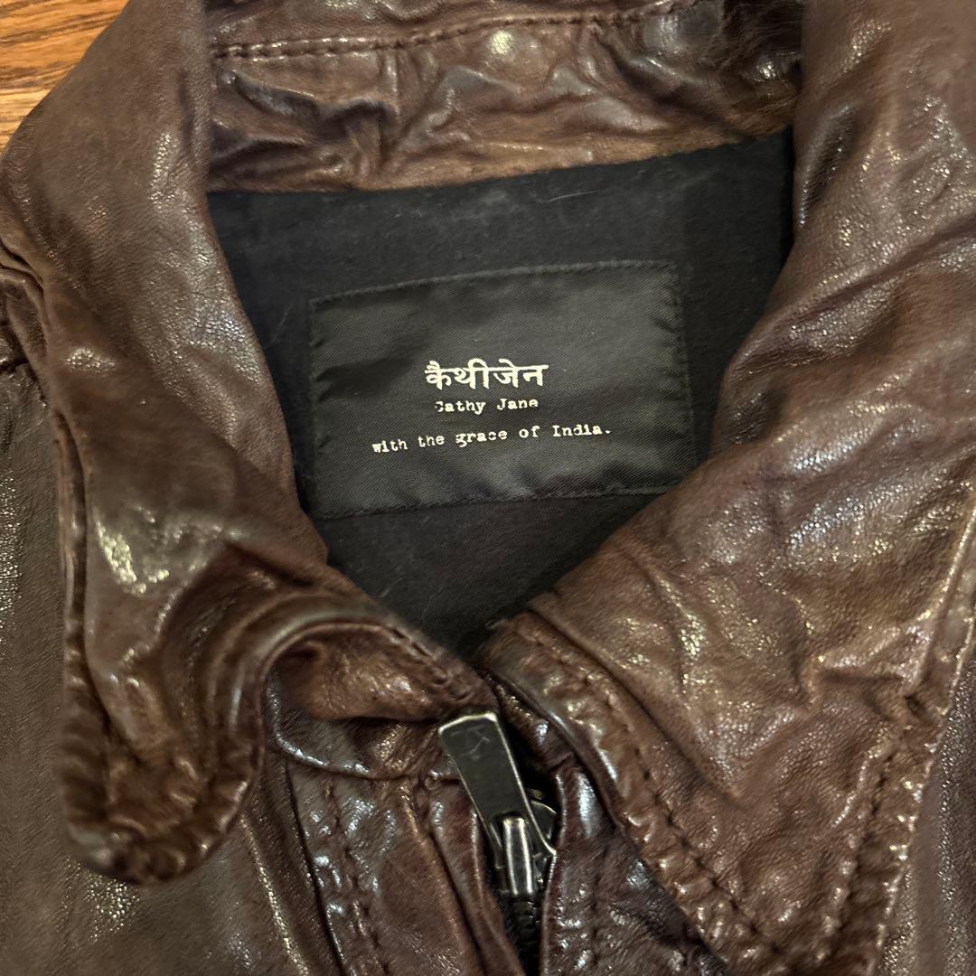 ジャケット・アウター Cathy Jane Vegetable tanned leather