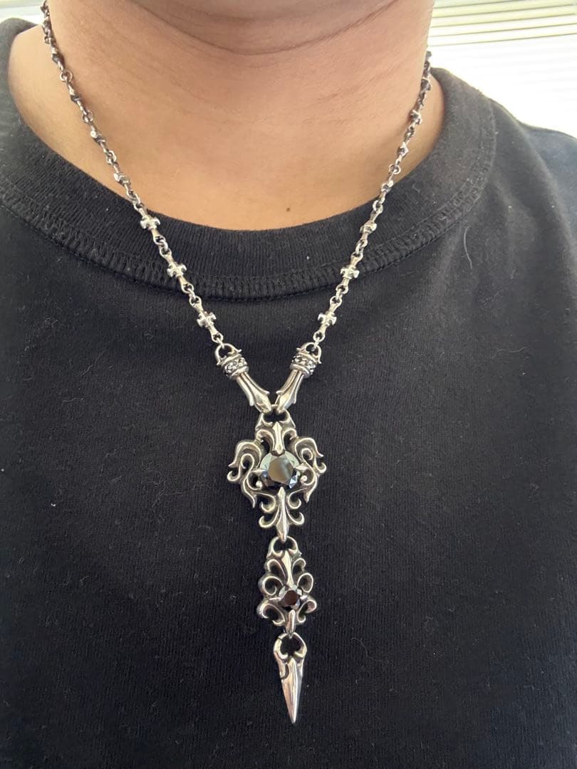 BLESS ブレス ネックレス チェーン付 シルバー925 ストーン