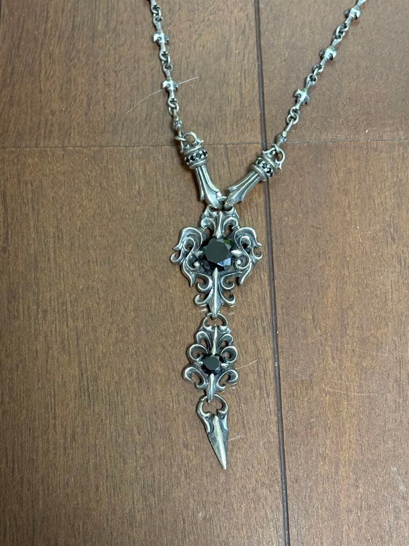 BLESS ブレス ネックレス チェーン付 シルバー925 ストーン