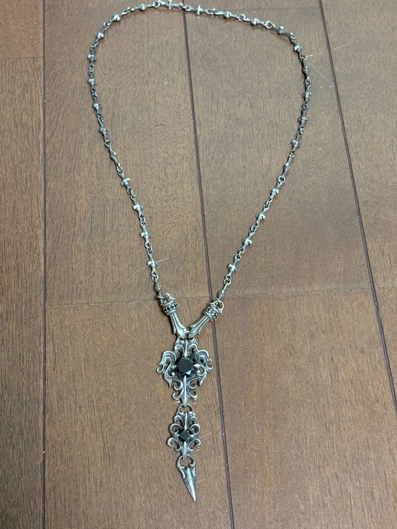 BLESS ブレス ネックレス チェーン付 シルバー925 ストーン