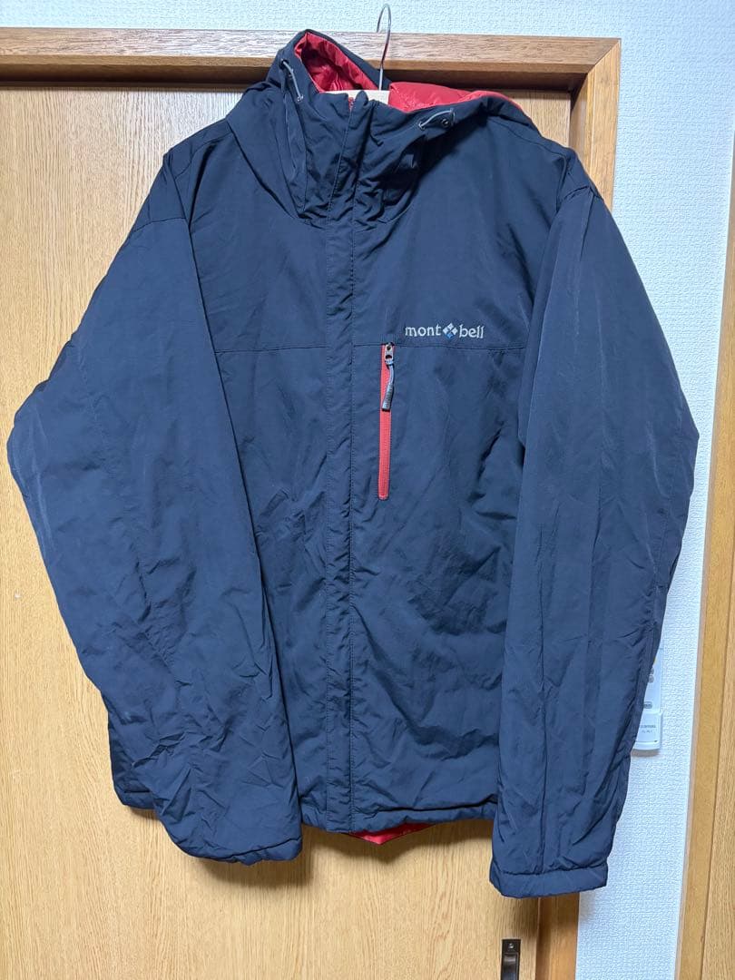 モンベル/コロラドパーカ/リバーシブル/ダウンジャケット/フード/アウトドア