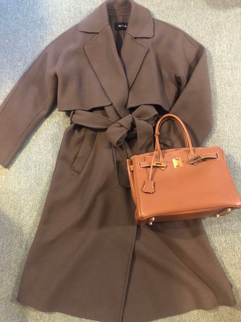 新品未使用✨エムプルミエ 新作メルトン3WAYリバーコート 34 定価10万円