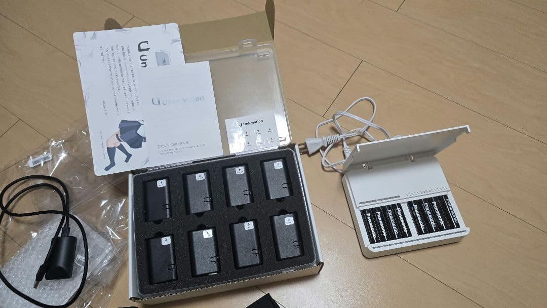 ユニモーション Uni-motion Full+追加トラッカー 8点 充電池付き