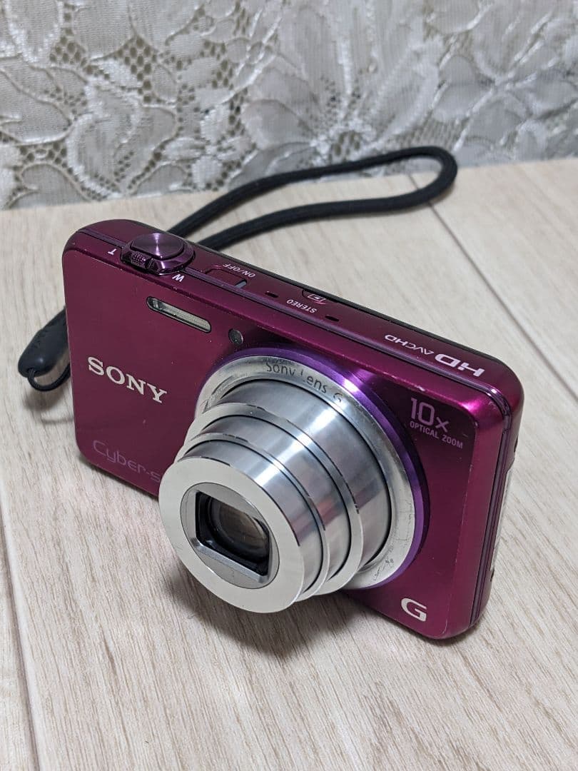 SONY デジカメ wx170　動作確認済み! 1820万画像！色ピンク