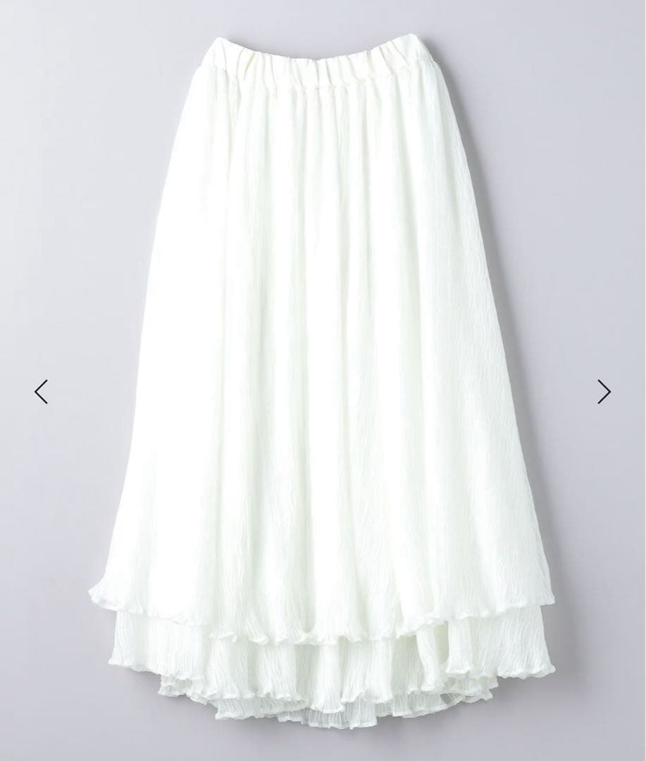 【NR】＊AEWEN MATOPH＊ダブルプリーツマキシスカート 38