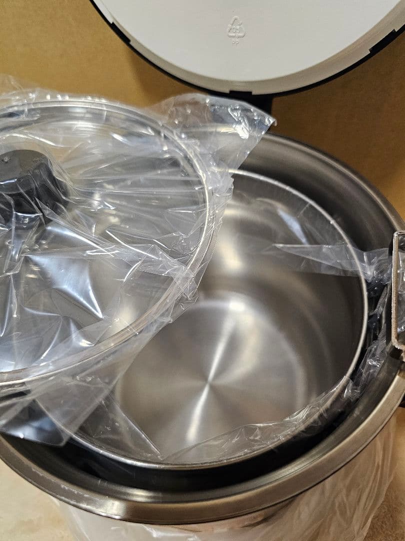 THERMOS シャトルシェフ　真空保温調理鍋 4～6人用KPY-4500　黒