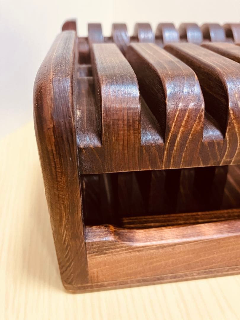 Bタイプ2段シザートレイ　シザースタンド　シザーケース　ハサミ皿　ハサミ置き