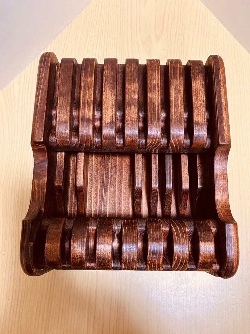 Bタイプ2段シザートレイ　シザースタンド　シザーケース　ハサミ皿　ハサミ置き