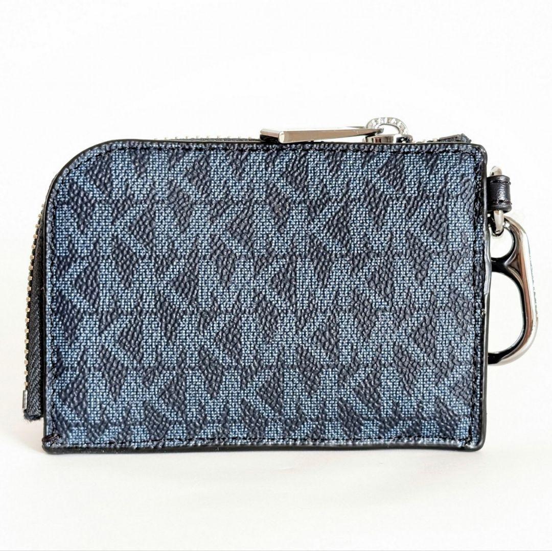 【海外限定品】マイケルコース ケース キーチャーム 小銭入れ ネイビー 青