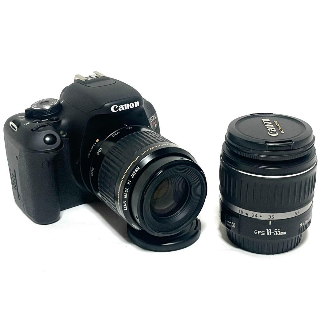 遠景も日常もこれ1台❣️ Canon EOS Kiss X5 Wズームセット