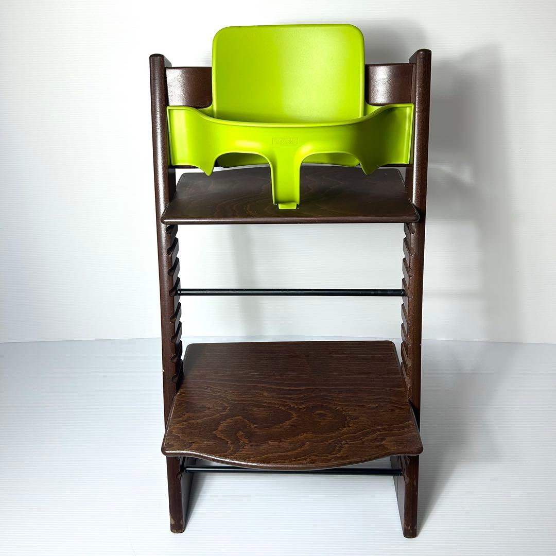 STOKKE ストッケ トリップ トラップ 木製 ベビー椅子 ベビーセット付