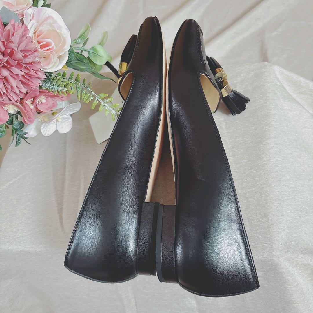 【新品】 SabrinaMartone タッセルローファーフラットパンプス