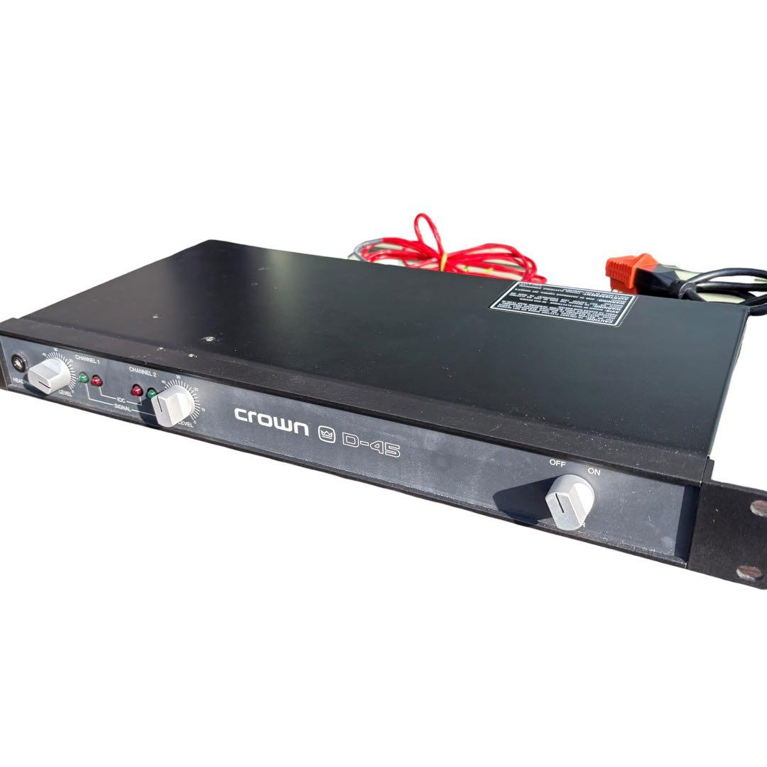 CROWN AMCRON D-45 Made in USA パワーアンプd45