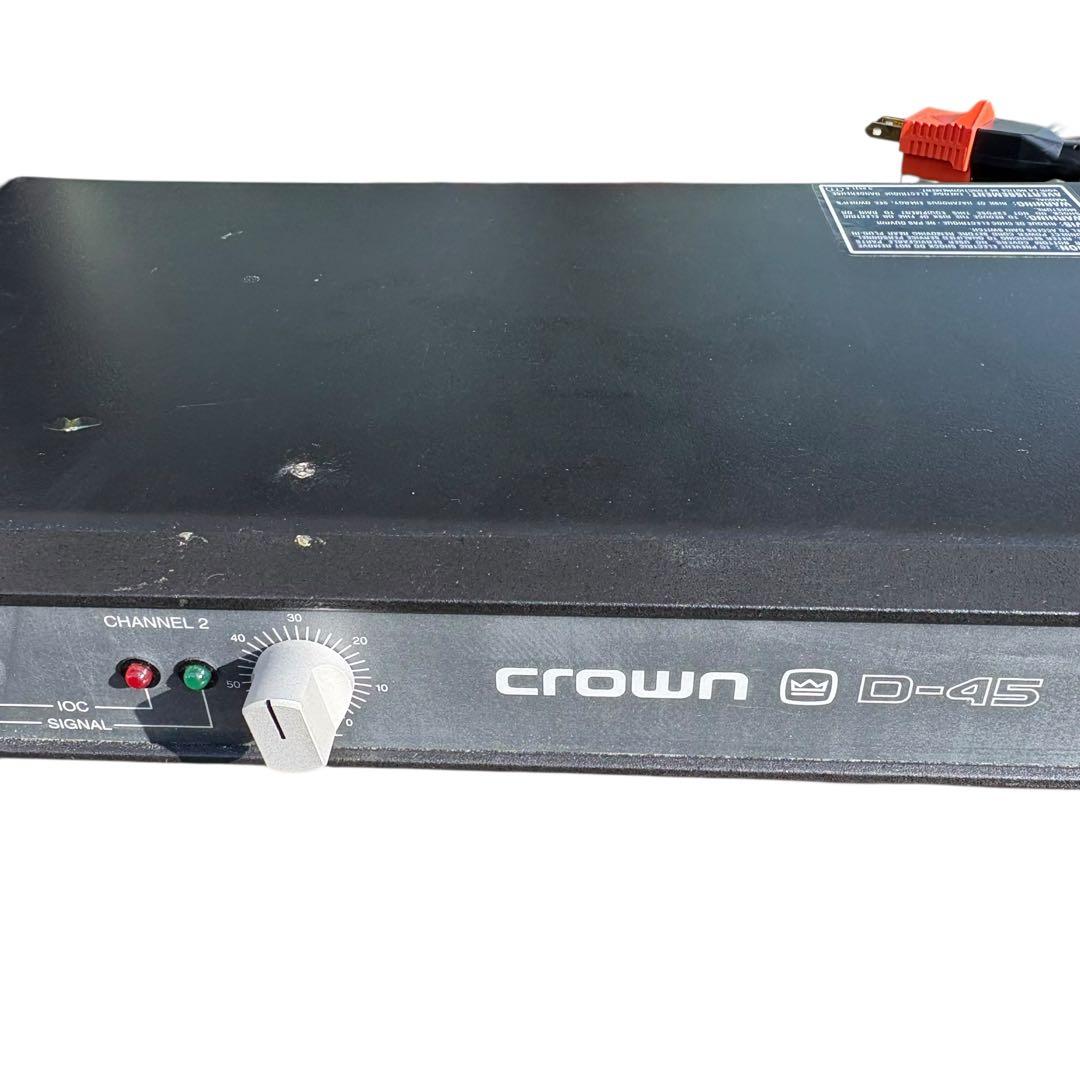 CROWN AMCRON D-45 Made in USA パワーアンプd45
