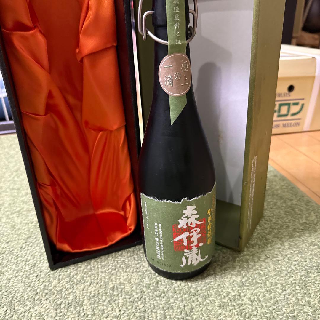 未開栓。焼酎 森伊蔵　極上の一滴
