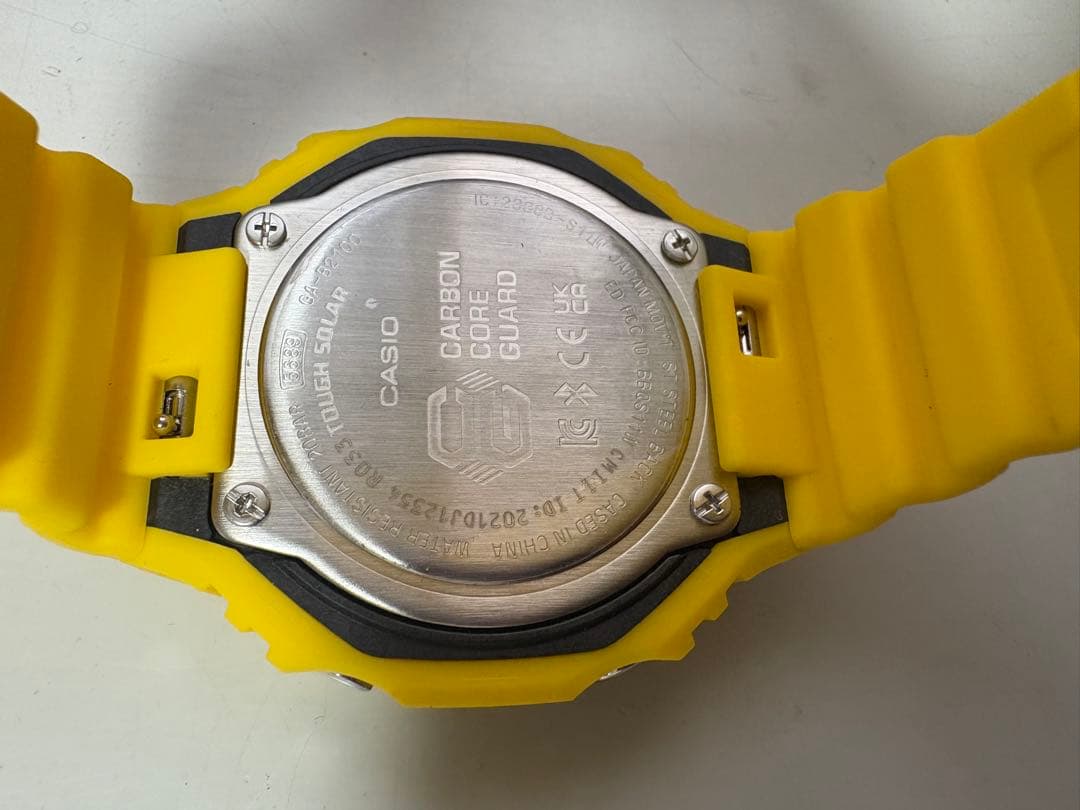 【美品】CASIO G-SHOCK GA-B2100C-9AJF イエロー