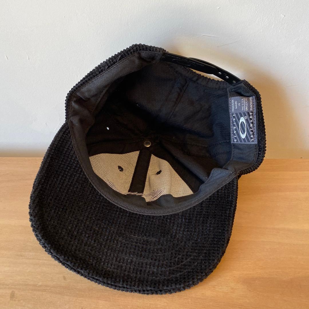 90s oakley オークリー　ギザロゴ　キャップ　コーデュロイ　USA製