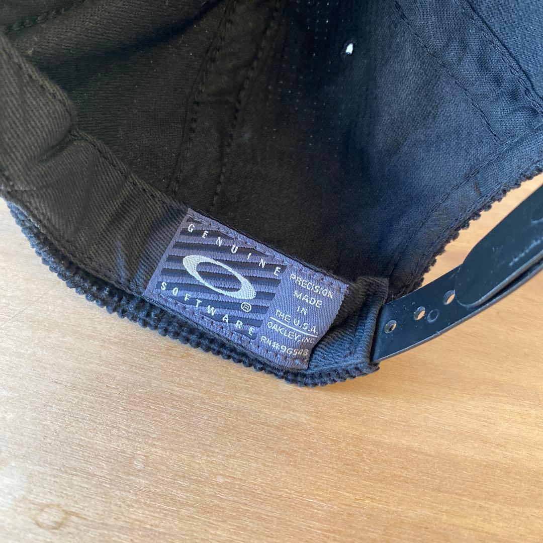 90s oakley オークリー　ギザロゴ　キャップ　コーデュロイ　USA製