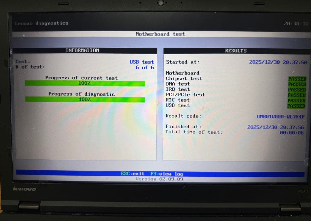 Lenovo ThinkPad 15.6インチ Intel W540 バルク品