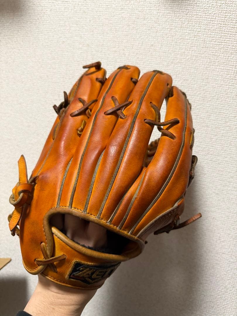 し*ま様 ゼット プロステイタス 外野 グローブ 硬式 軟式