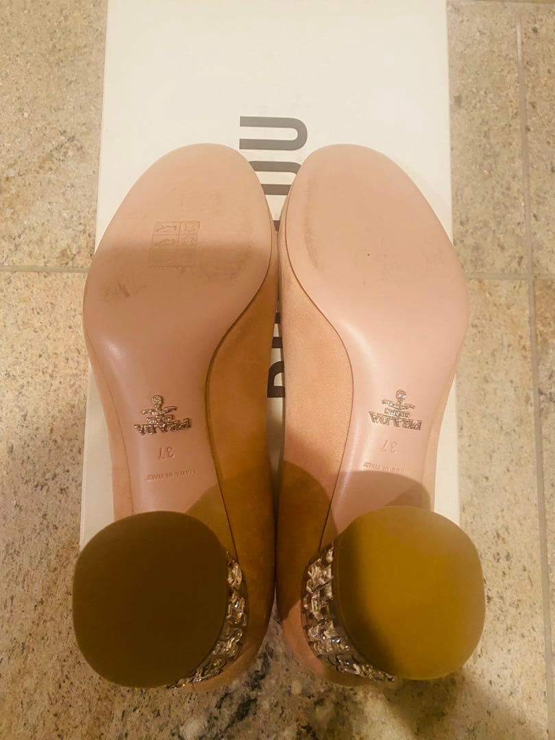 【プロフィールご覧ください】pon プラダ　2018年春夏　ヒール靴