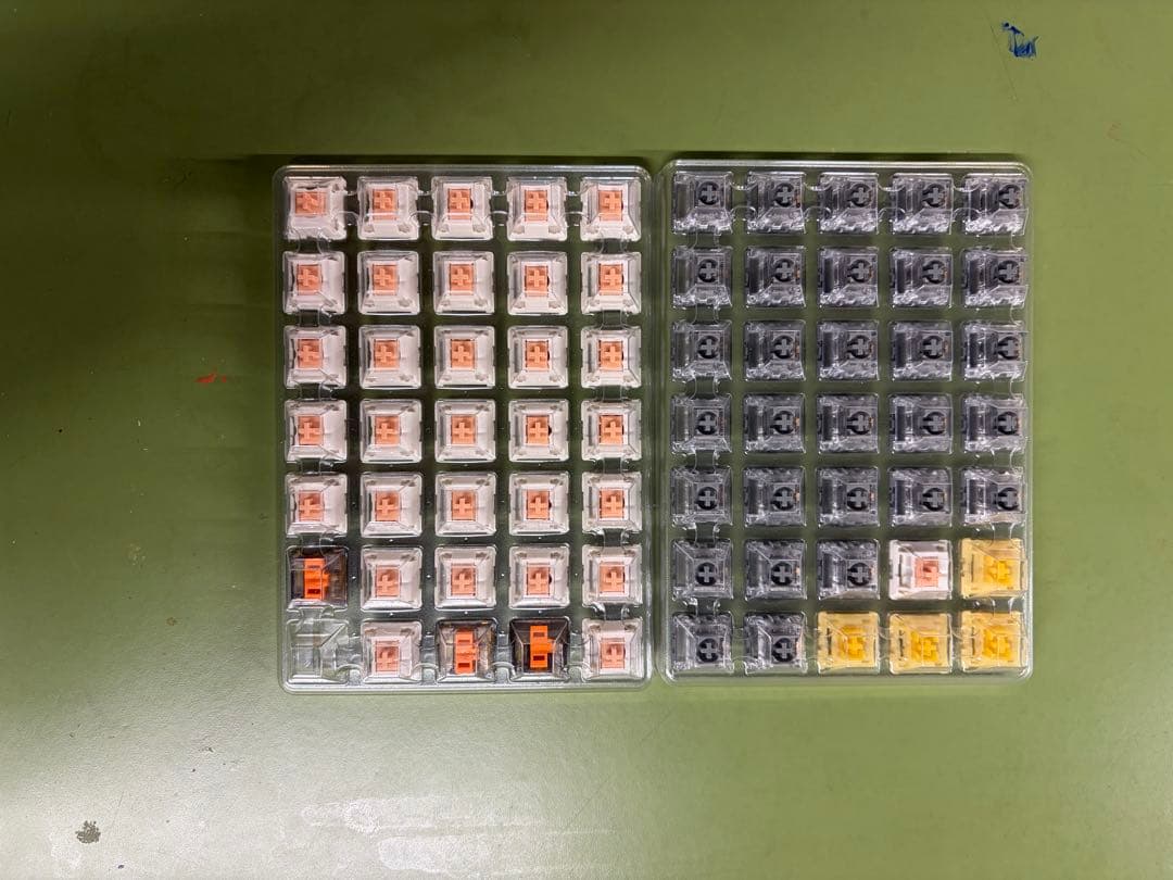 keyball39 本体と周辺素材