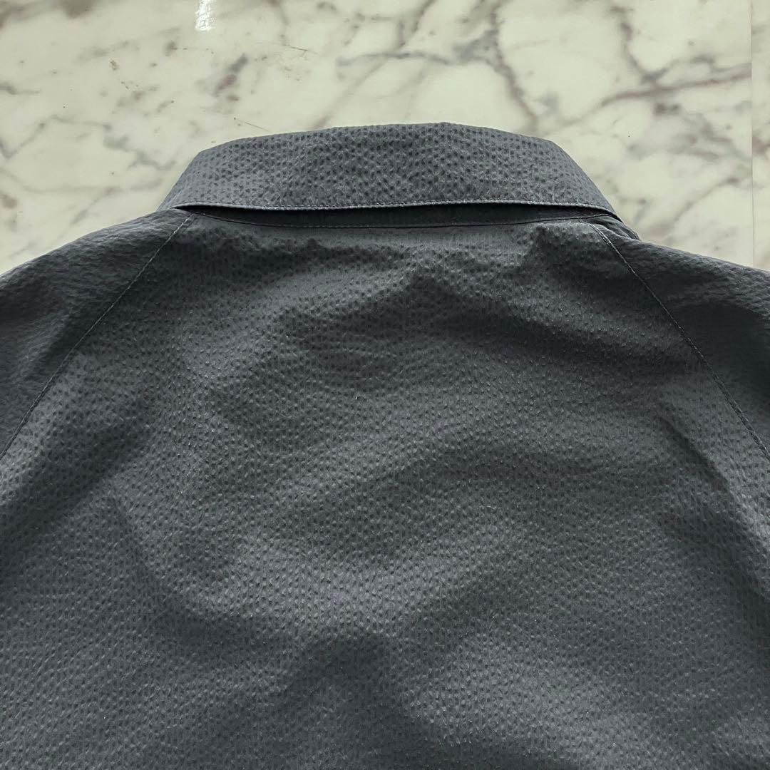 【美品】SASSAFRAS ジャケット ネイビー 背面ポケット付き 日本製 Ｌ