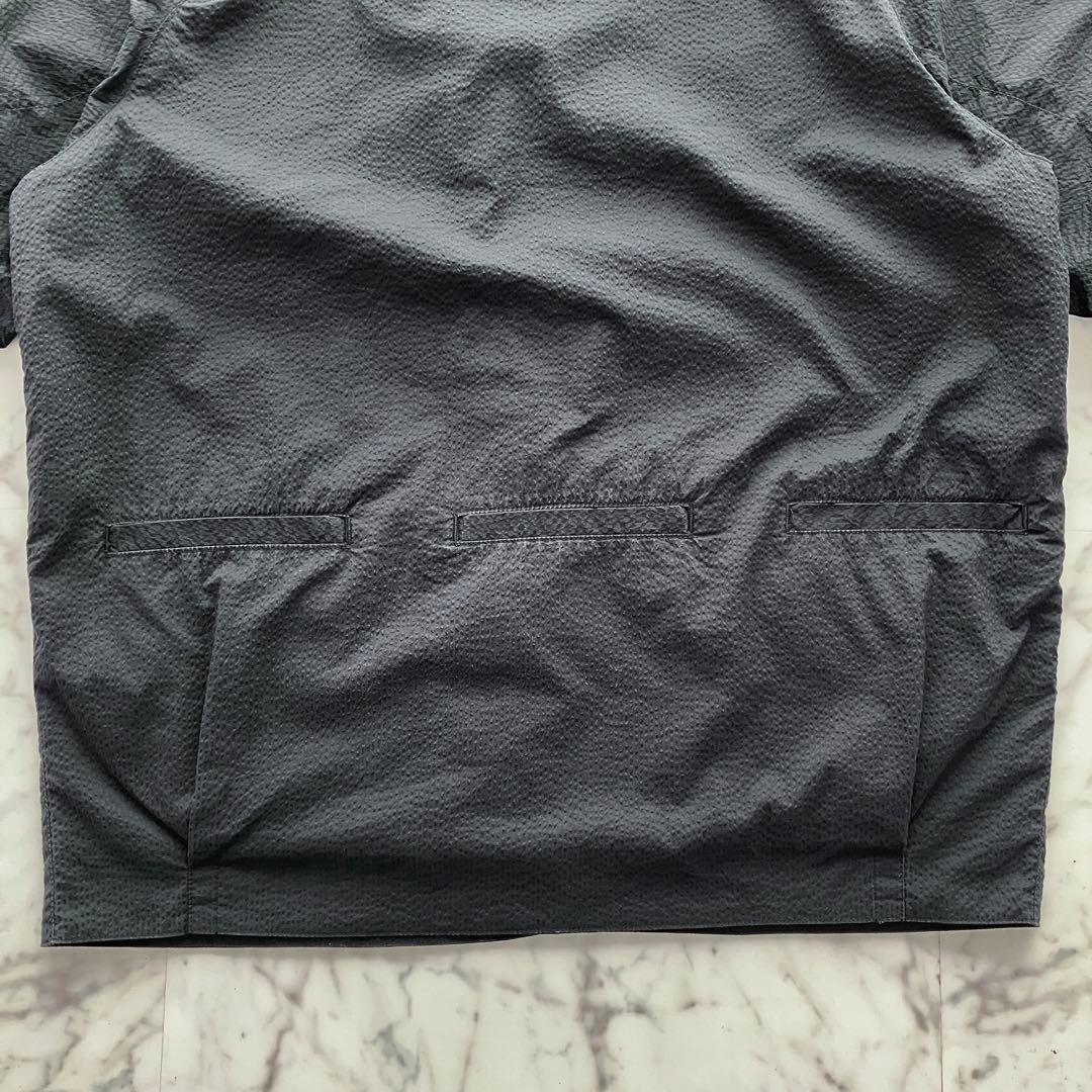 【美品】SASSAFRAS ジャケット ネイビー 背面ポケット付き 日本製 Ｌ