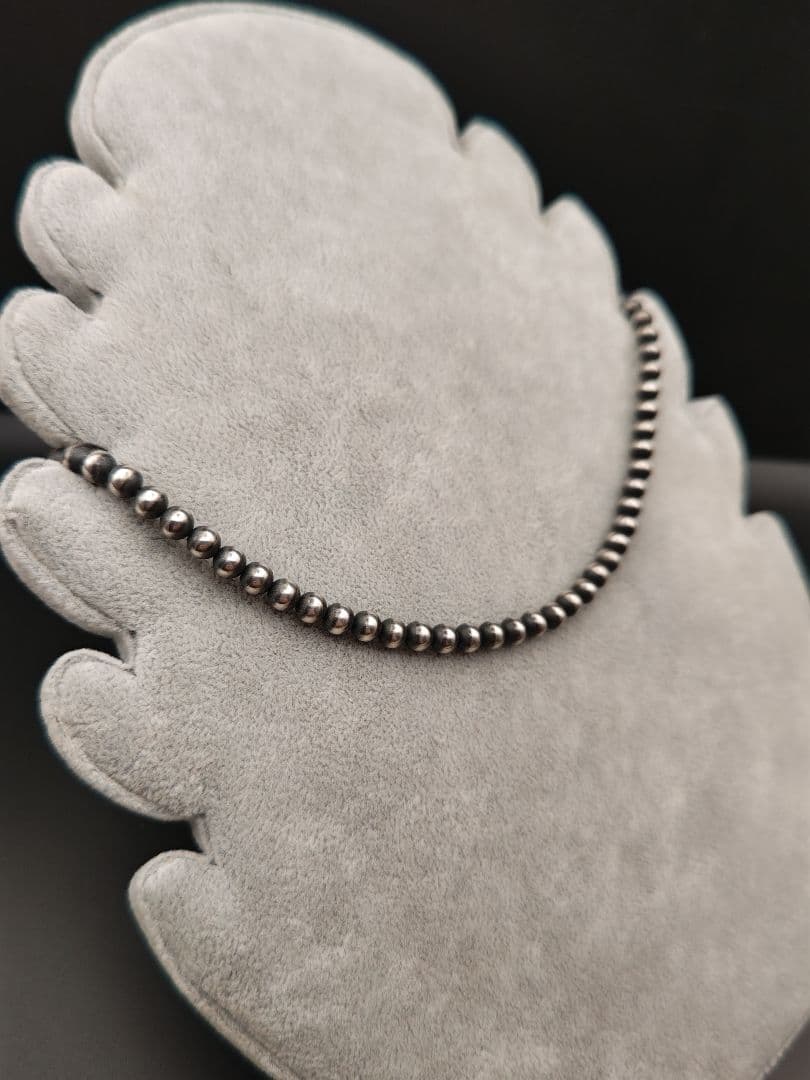 インディアンジュエリーナバホパールネックレス◎sterlingsilver925