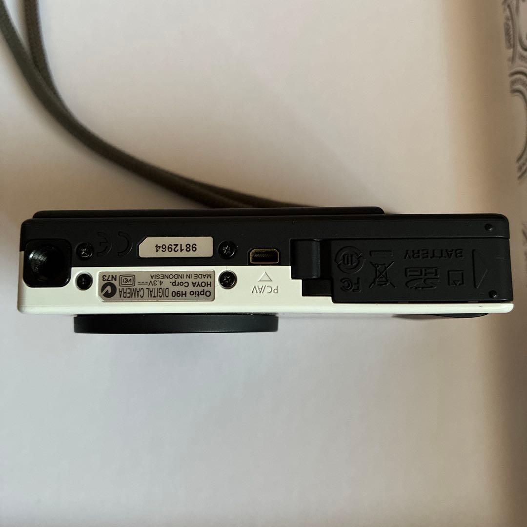 動作確認済、作例有り　PENTAX Optio H90 ホワイト