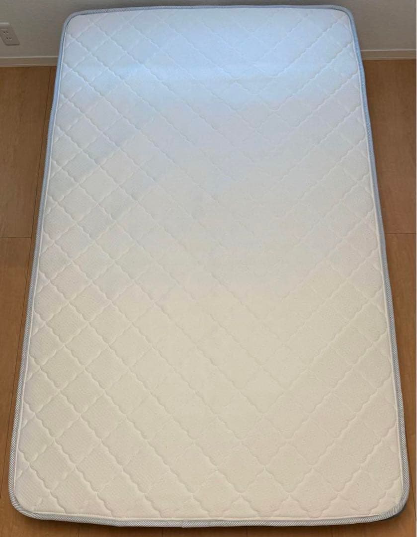 石カコ 無印良品 ベッドフレーム セミダブル 脚付き マットレス付き