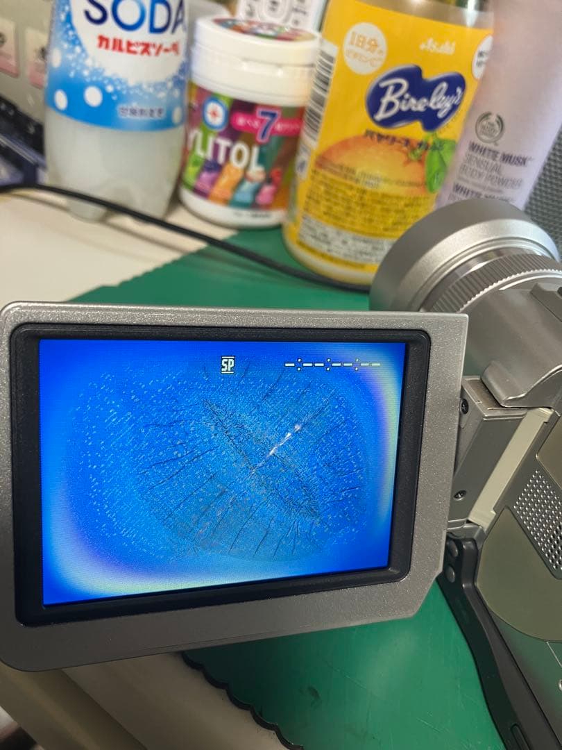 ソニー ビデオカメラDCR-TRV20ミニDVテープ仕様 画面劣化のみ美品作動機