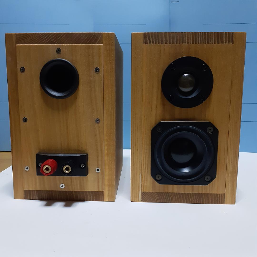 Peerless PLS-P830985　2way 自作タモ12mm厚1枚板使用