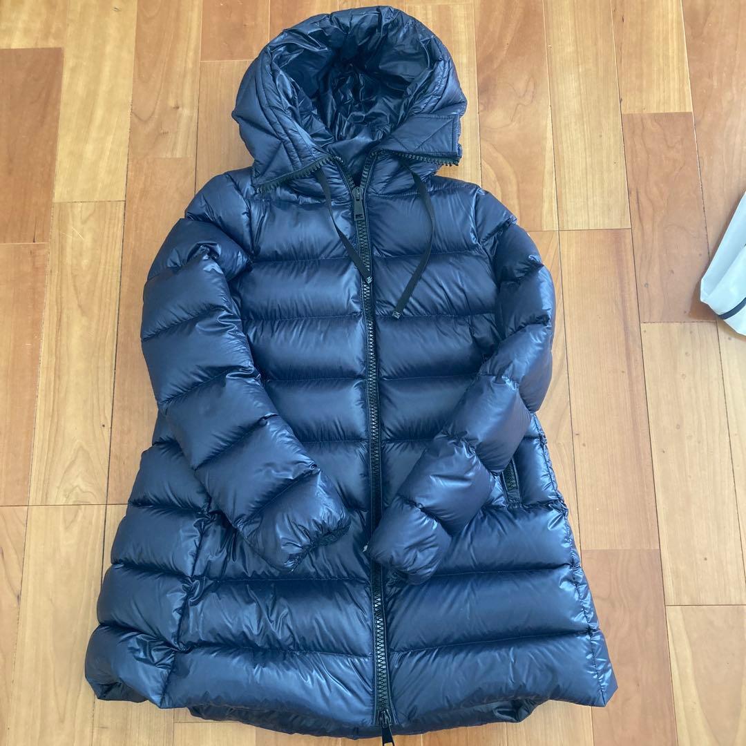 MONCLER SUYEN ロングダウンコート サイズ0 ネイビー