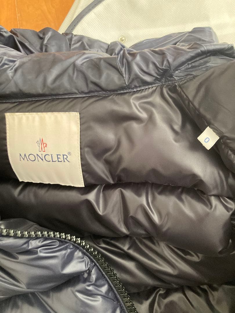 MONCLER SUYEN ロングダウンコート サイズ0 ネイビー