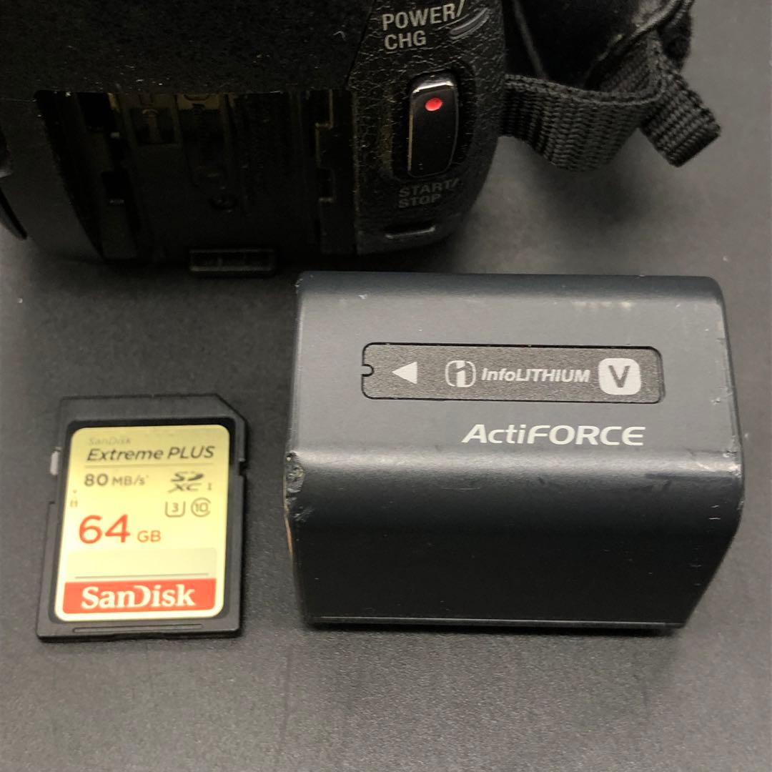 【動作確認済】SONY FDR-AX40 4Kビデオカメラ 本体 付属品有り