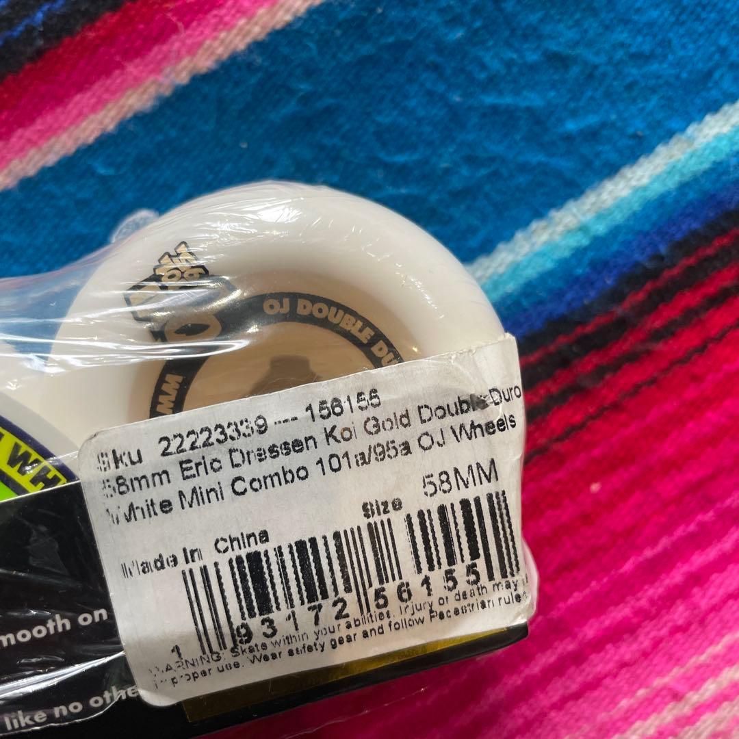 OJ スケボーウィール DOUBLE DUROS 58mm 95a